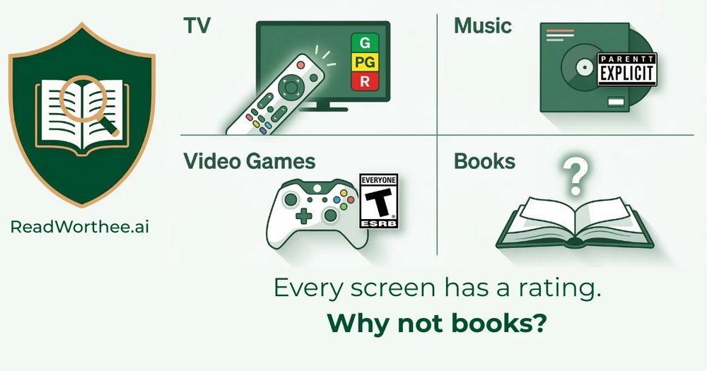 Read Worthee &mdash; every screen has a rating, why not books?